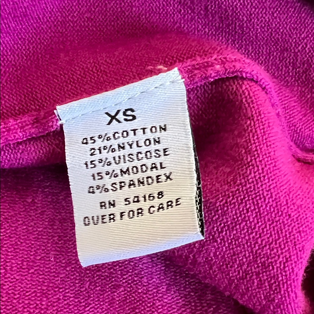 Elliott Lauren Magenta Crew Neck Sweater - Picture 3 of 5